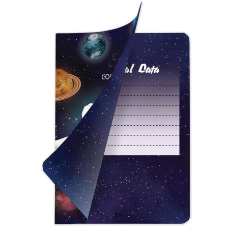 Тетрадь 40 л. в линию обложка SoftTouch, бежевая бумага 70 г/м2, сшивка, А5 (147х210 мм), ЛАПКА, BRAUBERG, 403795 - Тетради 40-48 листов