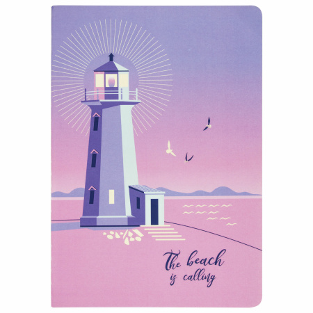 Тетради 40 л. в линию обложка SoftTouch, НАБОР 3 шт., бежевая бумага 70 г/м2, сшивка, А5 (147х210 мм), ПУТЕШЕСТВИЕ, BRAUBERG, 403799 - Тетради 40-48 листов