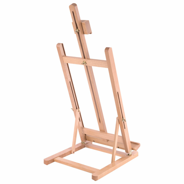 Мольберт настольный из бука, 27,5х97х32 см, высота холста 56 см, BRAUBERG ART CLASSIC, 192269 - Мольберты