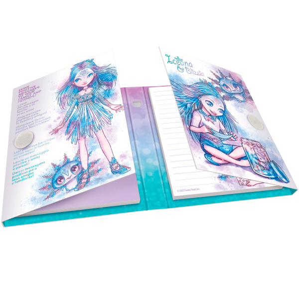 Серия: Iceana. Канцелярский мини-набор для записей, с блокнотом, ручкой и стикерами с цветным принтом - Наборы