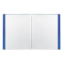Папка 30 вкладышей BRAUBERG "Office", синяя, 0,5 мм, 222631 - Папки с вкладышами (файлами)
