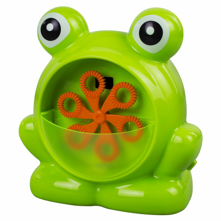 Машинка автоматическая для мыльных пузырей "ЛЯГУШОНОК", 50 мл, ЮНЛАНДИЯ, 664481 - Мыльные пузыри