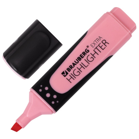 Набор текстовыделителей 12 ЦВЕТОВ на подставке, BRAUBERG "EXTRA", прорезиненный корпус, линия 1-5 мм, 151758 - Текстовыделители