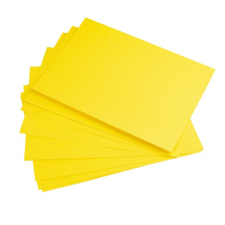 Набор цветного картона "Я-Художник!", 220 г/м2, А4, 1 цвет (желтый), 10 листов - Цветная бумага