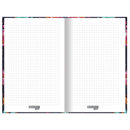 Блокнот А5 (134х206 мм), 80 л., твёрдый, клетка, выборочный лак, BRAUBERG KIDS, "Donuts", 114425 - Блокноты детские