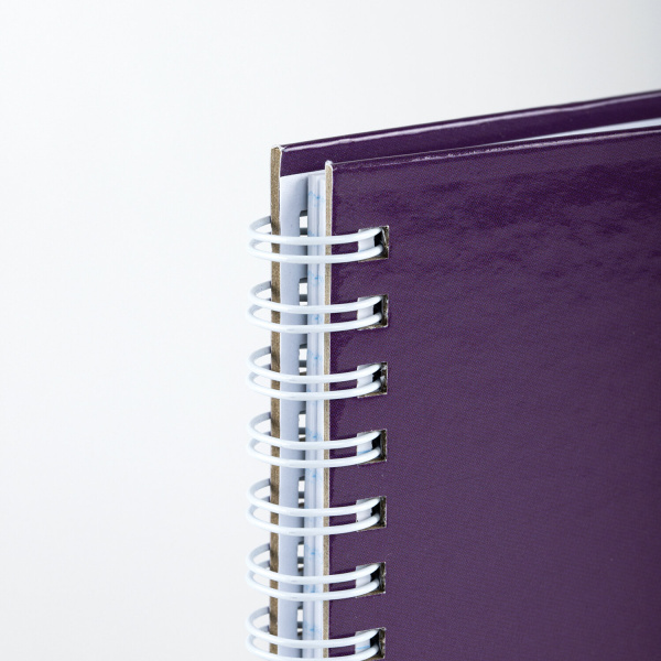 Тетрадь А4, 120 л., BRAUBERG, гребень, клетка, обложка твердая, "Good Luck", 404074 - Тетради формата А4