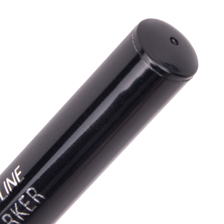 Маркер перманентный BRAUBERG NEW LINE, ЧЕРНЫЙ, круглый наконечник 2 мм, 152209 - Маркеры перманентные