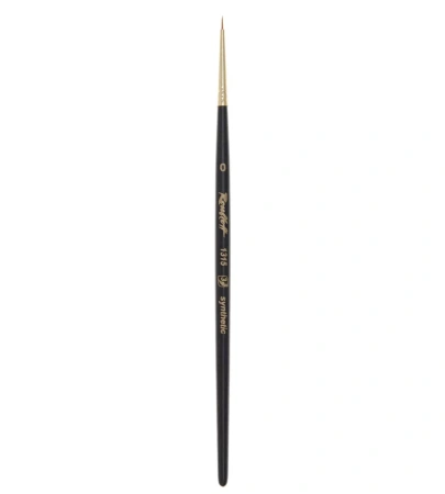 Кисть Roubloff рыжая жесткая синтетика круглая укороченная №0 серия 1315