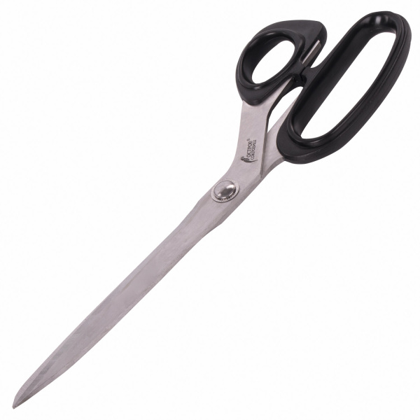 Ножницы портновские ОСТРОВ СОКРОВИЩ "КЛАССИК", 250 мм, черные, блистер, 237453 - Ножницы для хобби и рукоделия