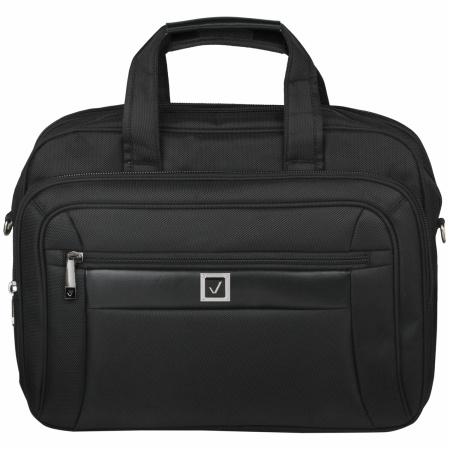 Сумка-портфель BRAUBERG с отделением для ноутбука 15-16", "Quantum", 2 отделения, черная, 41х31х15 см, 240508 - Сумки деловые с отделением для ноутбука и планшета