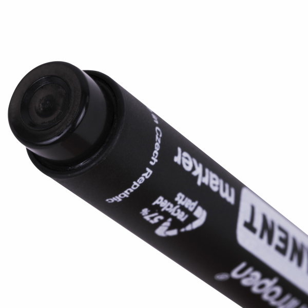 Маркер перманентный CENTROPEN 8566, ЧЕРНЫЙ, круглый наконечник, 2,5 мм, 5 8566 0112 - Маркеры перманентные