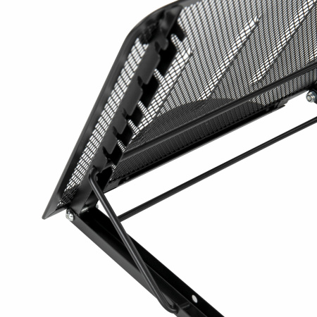 Подставка для книг, ноутбуков, планшетов, BRAUBERG "Germanium", 240х195х20 мм, черная, металл, 237987 - Подставки для книг