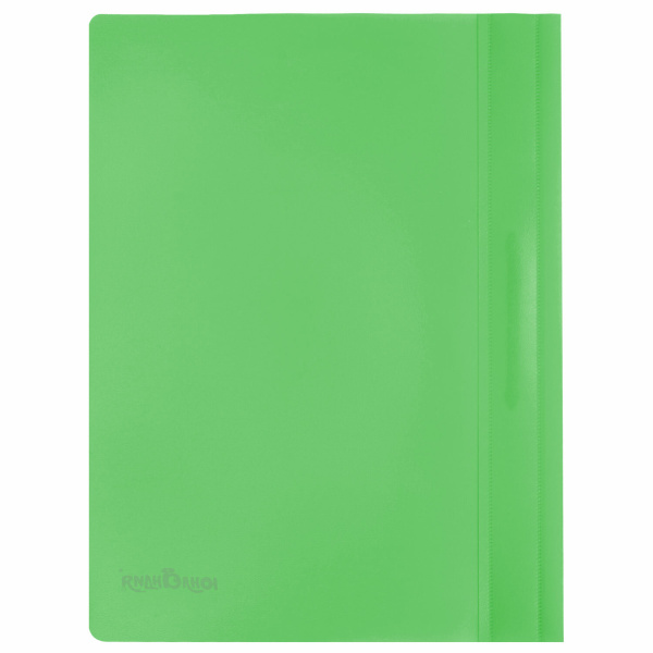 Скоросшиватель пластиковый ЮНЛАНДИЯ, А4, 130/180 мкм, салатовый, 228679 - Папки-скоросшиватели мягкие