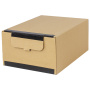 Короб архивный на липучке 380х285х170 мм, гофрокартон, до 1700 л., STAFF, 112161 - Короба архивные