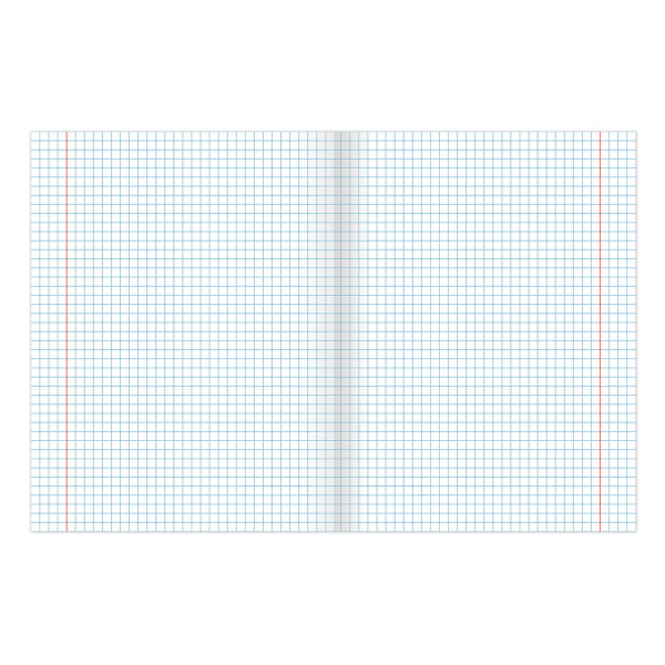 Тетрадь А5 48 л. BRAUBERG скоба, клетка, обложка картон, "Multicolor", 1 шт, 404361 - Тетради 40-48 листов