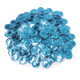 Пайетки для творчества "Рифленые", оттенки голубого, 10 мм, 30 грамм, ОСТРОВ СОКРОВИЩ, 661270 - Пайетки для творчества