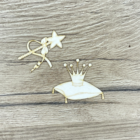 Чипборд "Набор принцессы" толщина 1,55 мм