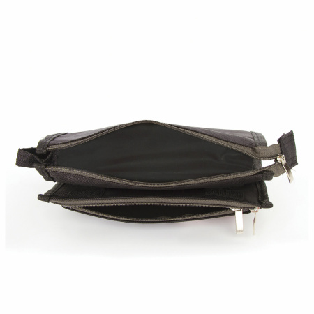 Пенал ЮНЛАНДИЯ для мальчиков, 3 отделения, мягкий, "Футбол", черный, 20х7х9 см, 228978 - Пеналы мягкие