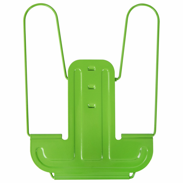 Подставка для книг и учебников BRAUBERG LINE+, металлическая, зеленая, европодвес, 238072 - Подставки для книг