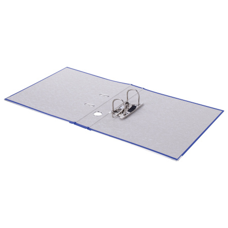 Папка-регистратор, покрытие пластик, 50 мм, ПРОЧНАЯ, с уголком, BRAUBERG, синяя, 226590 - Папки-регистраторы с арочным механизмом