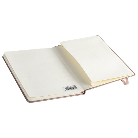 Блокнот А5 (148x218 мм), BRAUBERG "Metropolis Special", под кожу, 80 л., резинка, клетка, медный, 113334 - Бизнес-блокноты и бизнес-тетради