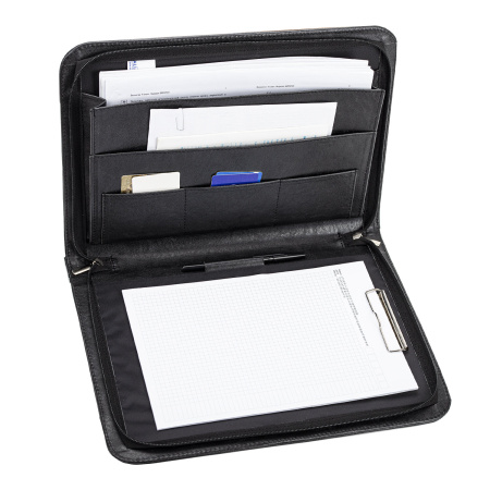 Папка из кожзаменителя на молнии, 8-038 - Папки из кожи