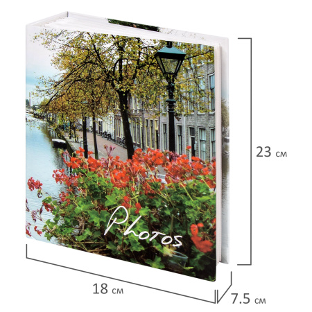 Фотоальбом BRAUBERG "Променад" на 304 фото 10х15 м, твердая обложка, термосклейка, 391168 - Фотоальбомы