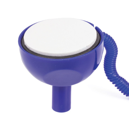 Ручка шариковая настольная BRAUBERG "Стенд-Пен", СИНЯЯ, пружинка, корпус синий, линия 0,5 мм, 140195 - Ручки шариковые на подставке