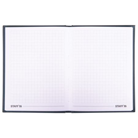 Блокнот МАЛЫЙ ФОРМАТ (110х147 мм), А6, 80 л., твёрдый, клетка, выборочный лак, STAFF, "Лев", 114447 - Блокноты в книжном переплете
