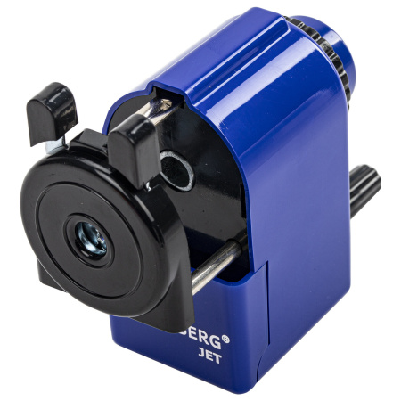 Точилка механическая BRAUBERG "JET", металлический механизм, корпус синий, 229570 - Точилки механические