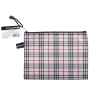 Папка-конверт на молнии МАЛОГО ФОРМАТА (238х180 мм), А5, ткань в клетку, BRAUBERG "Checked", 223893 - Папки-конверты на молнии