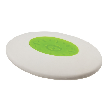 Ластик STAFF "College" PE-070, 42х30х9 мм, овальный, салатовый пластиковый держатель, 228069 - Ластики классические