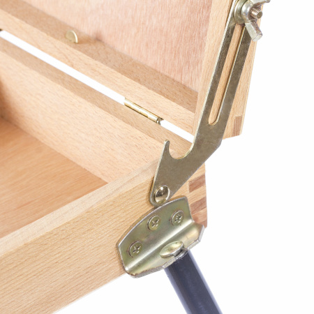 Этюдник BRAUBERG ART CLASSIC, бук, 40х25х7,5см, высота холста 70см, ножки метал 90см, ремень,190655 - Этюдники