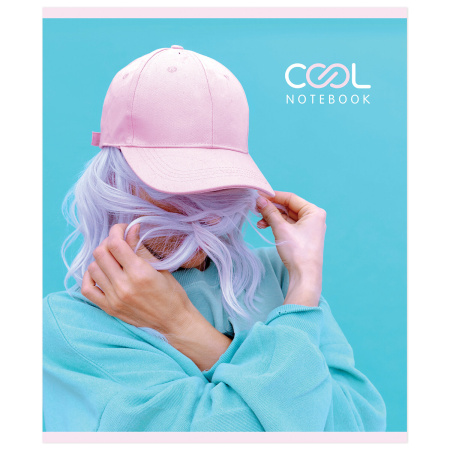 Тетрадь А5 48 л. ПЗБМ, скоба, клетка, Soft Touch, выборочный лак, "Лучшая подруга" (5 видов), 029326 - Тетради 40-48 листов