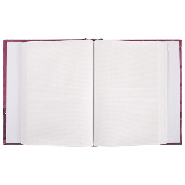 Фотоальбом BRAUBERG на 200 фотографий 10х15 см, твердая обложка, "Друзья", бокс, сиреневый, 390671 - Фотоальбомы