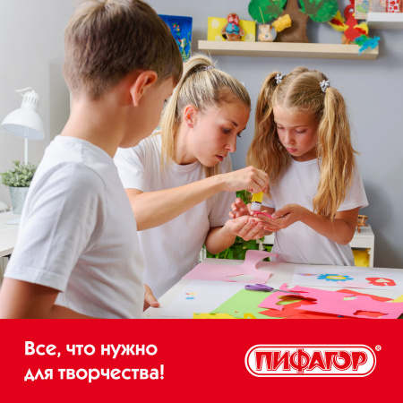 Картон белый А4 немелованный (матовый), 24 листа, ПИФАГОР, 200х290 мм, "Совушка", 113565 - Цветной и белый картон