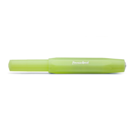 Ручка перьевая KAWECO FROSTED Sport F 0.7мм корпус лайм - Перьевые ручки