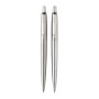 Набор PARKER "Jotter Stainless Steel CT": шариковая ручка синяя и механический карандаш, 2093256 - Подарочные ручки в наборах