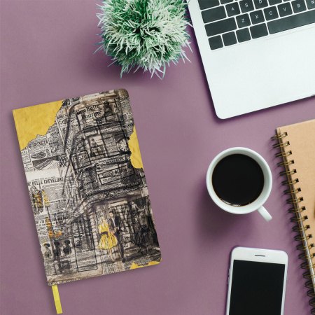 Ежедневник недатированный А5 (138х213 мм), BRAUBERG VISTA, под кожу, гибкий, 136 л., "Noir", 112009 - Ежедневники с покрытием "под кожу и ткань"