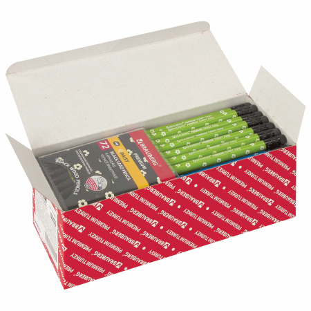 Карандаш чернографитный BRAUBERG "PREMIUM TURKEY", 1 шт., "Daisy", НВ, ассорти, дисплей, 181567 - Карандаши чернографитные