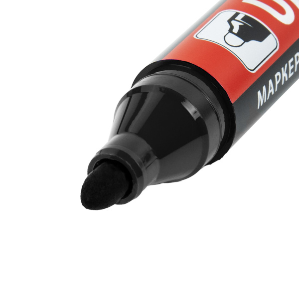 Маркер перманентный ULTRA MARKER, ЧЕРНЫЙ, 3,5 мм, с клипом, BRAUBERG, 152204 - Маркеры перманентные