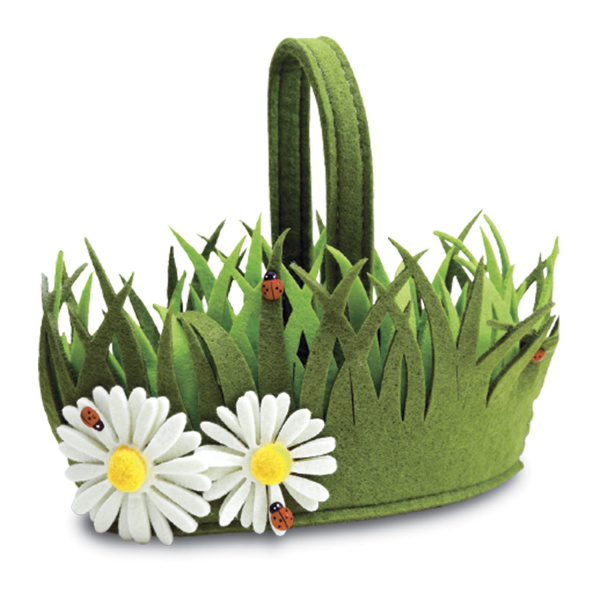 Цветной фетр для творчества, 400х600 мм, ОСТРОВ СОКРОВИЩ, 3 листа, толщина 4 мм, плотный, зеленый, 660656 - Фетр