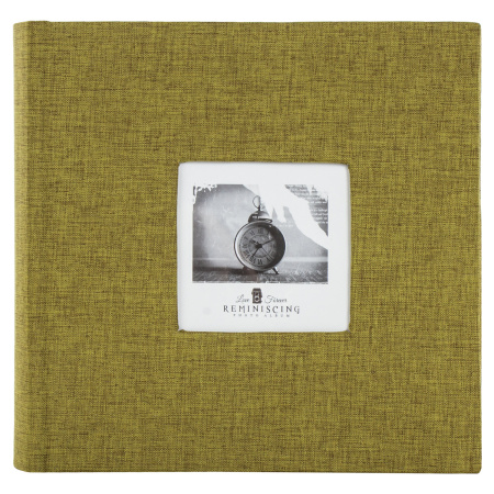 Фотоальбом BRAUBERG на 300 фото 10х15 см, ткань, хаки, 391188 - Фотоальбомы