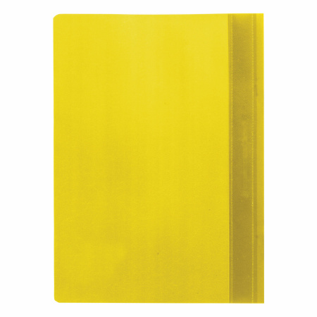 Скоросшиватель пластиковый STAFF, А4, 100/120 мкм, желтый, 225731 - Папки-скоросшиватели мягкие