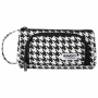 Пенал-косметичка BRAUBERG с ручкой, 1 откидная планка, полиэстер, 22x10х8 см, "Houndstooth", 271560 - Пеналы мягкие