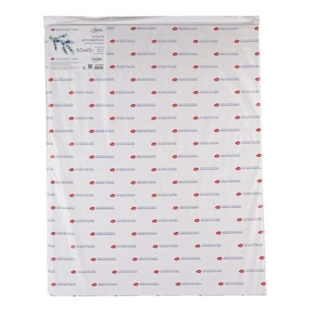 Бумага для акварели "Ладога", 300 г/м2, А3, 100% хлопок, 10 листов, крупное зерно