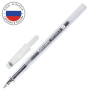 Ручка гелевая РОССИЯ "АРКТИКА-М", ЧЕРНАЯ, корпус тонированный, узел 0,7 мм, линия письма 0,5 мм, BRAUBERG, 143958 - Ручки гелевые неавтоматические