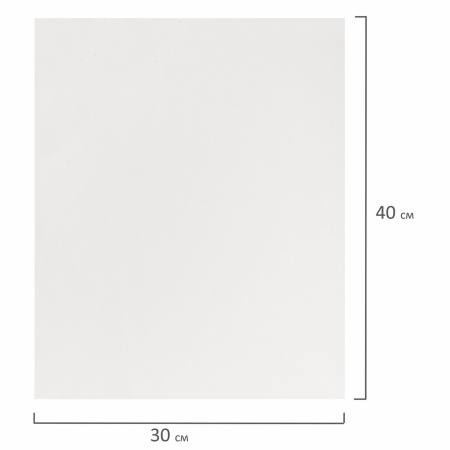 Холст на подрамнике BRAUBERG ART DEBUT, 30х40см, грунтованный, 100% хлопок, мелкое зерно, 191023 - Холсты