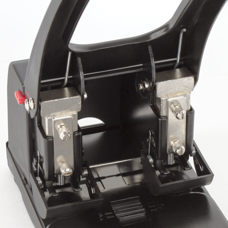 Дырокол металлический МОЩНЫЙ BRAUBERG "Heavy duty", до 100 листов, черный, 226869 - Дыроколы мощные