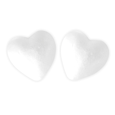 Пенопластовые заготовки для творчества "Сердечки", 2 шт., 100 мм, ОСТРОВ СОКРОВИЩ, 661362 - Заготовки и основы для творчества